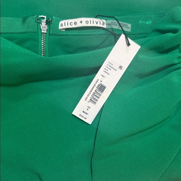 Alice + Olivia Vidalia Mini Skirt, Juniper - Picture 9 of 13